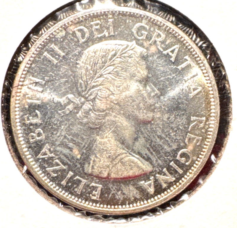 Canada 1962 silver dollar KM 58 Gem BU