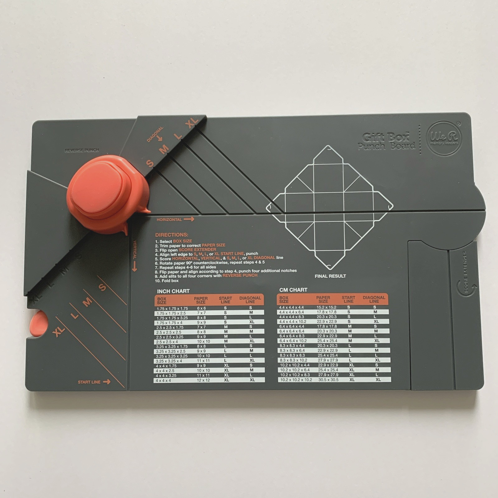 We R Memory Keepers Gift Box Punch Board Paper