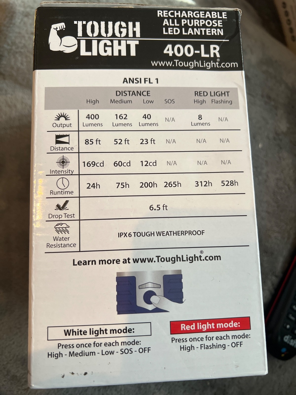 Tough Light Rechargeable LED Lantern