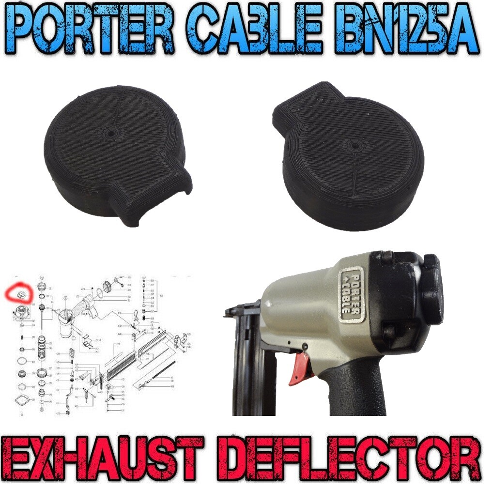 Porter Cable BN125A & BN200A Brad Nailer Exhaust Deflector - Replaces PN: 894698