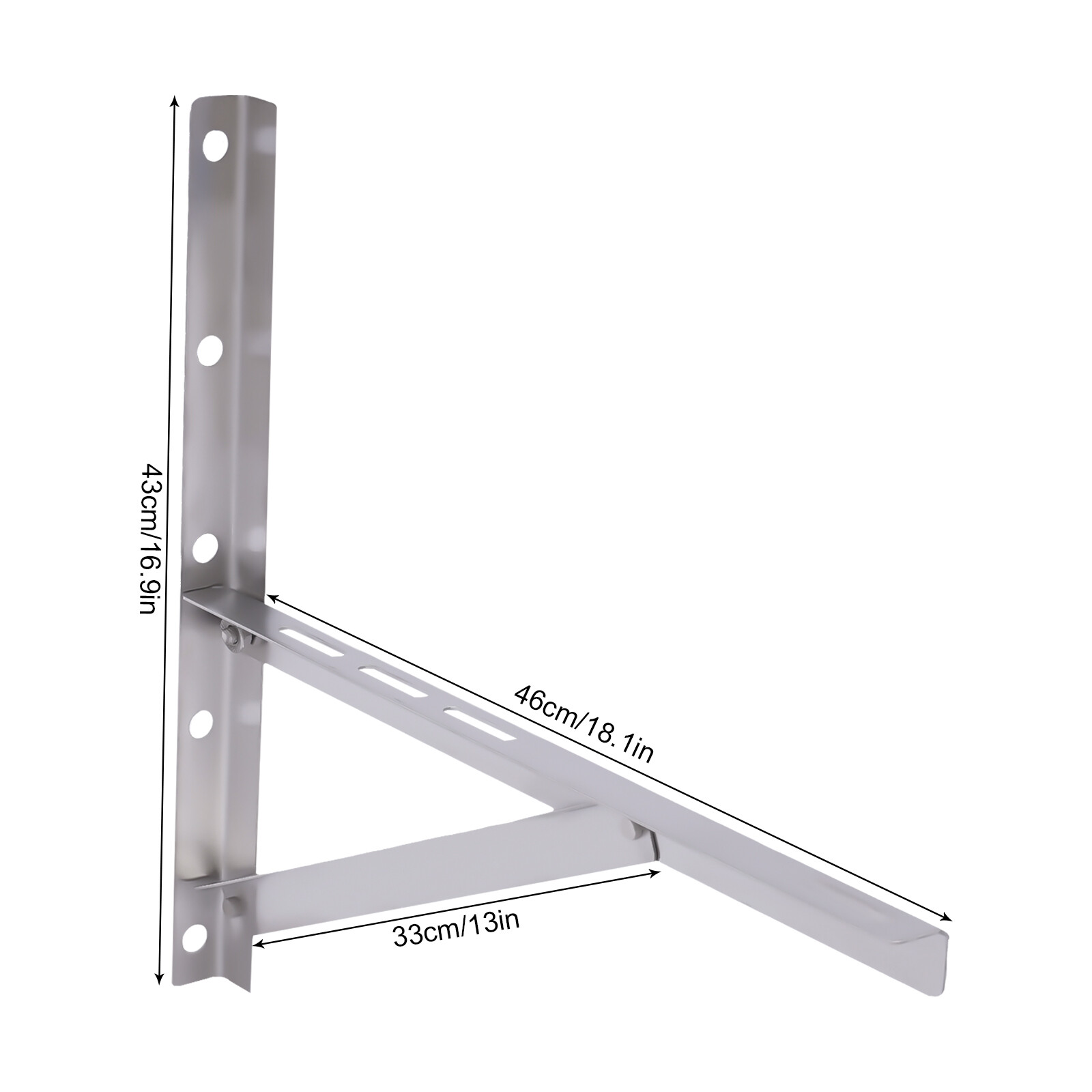 Heavy Duty Wall Air Conditioning AC Bracket Ductless Mini Split Hanging Rack