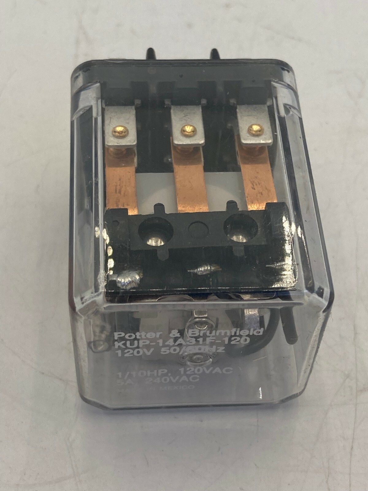 POTTER & BRUMFIELD KUP-14A31F-120 RELAY 120V 50/60HZ NNB