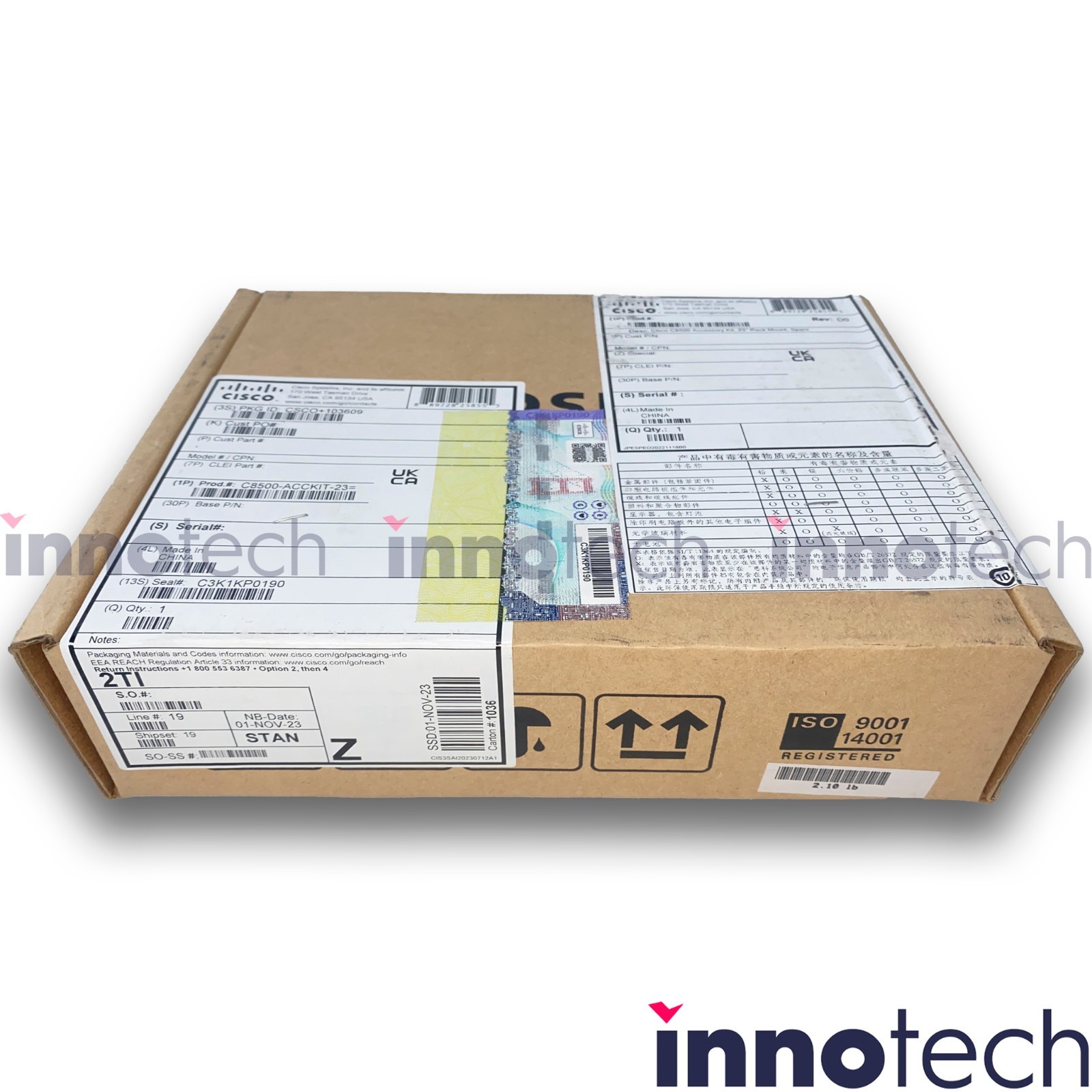 Cisco C8500-ACCKIT-23 C8500 Accessory Kit, 23" Rack Mount Spare New Sealed