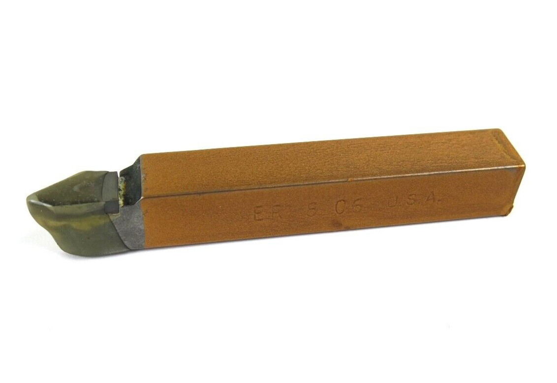 1pc ACT ER-8 RH Grade C6 Carbide Brazed 60° Angle Lathe Tool Bit 1/2" Shank