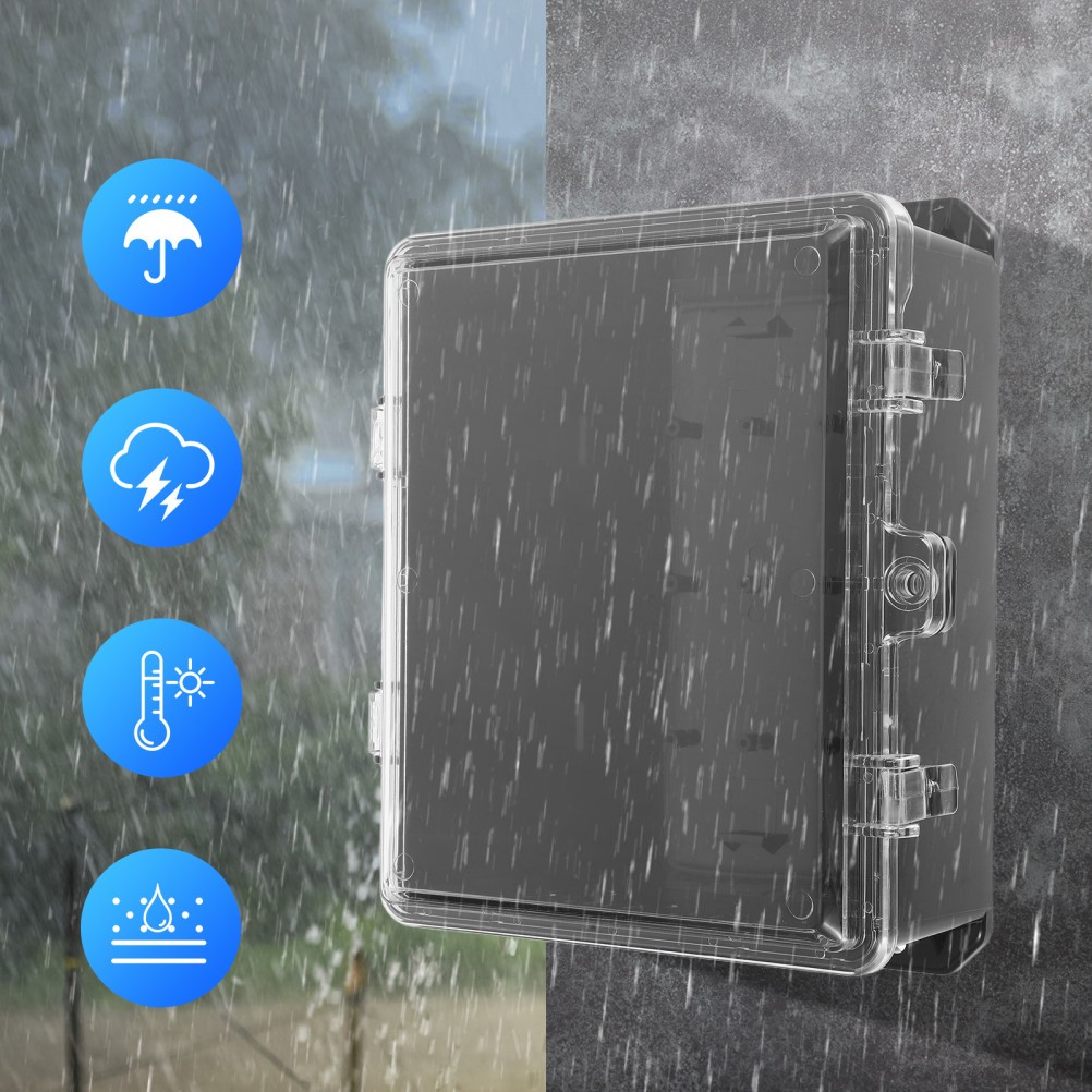 Weatherproof Outdoor Waterproof Electrical Box Durable Reusable Plastic