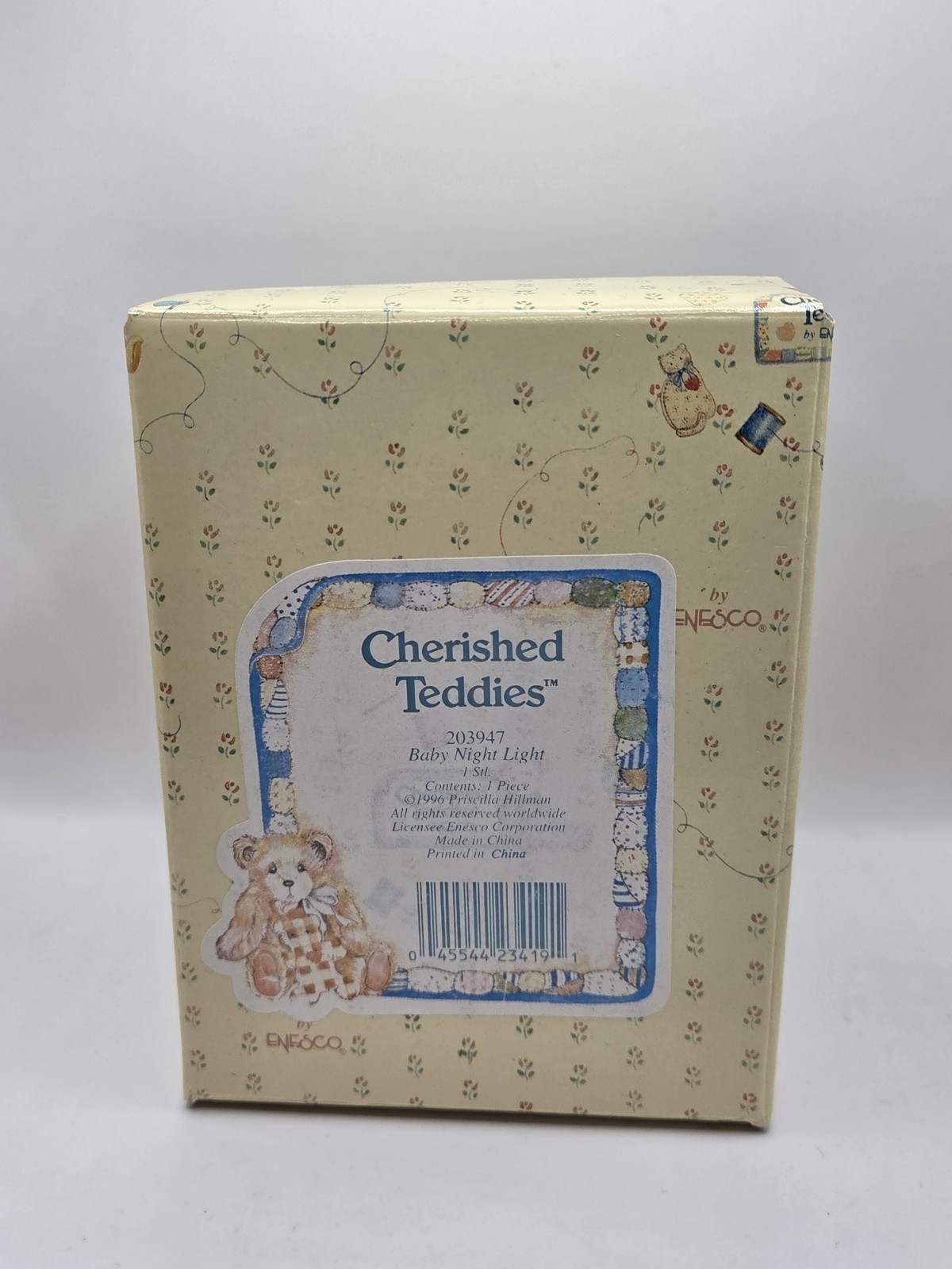 Cherished Teddies BABY BLOCK Nightlight 203947 Working