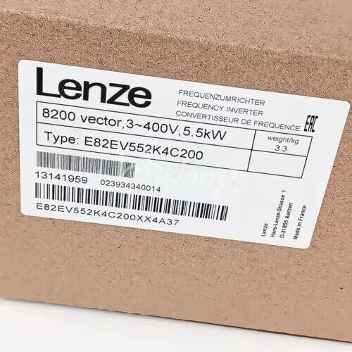 E82EV552_4C200 NEW LENZE E82EV552K4C200 Inverter 8200 Vector 5.5kW