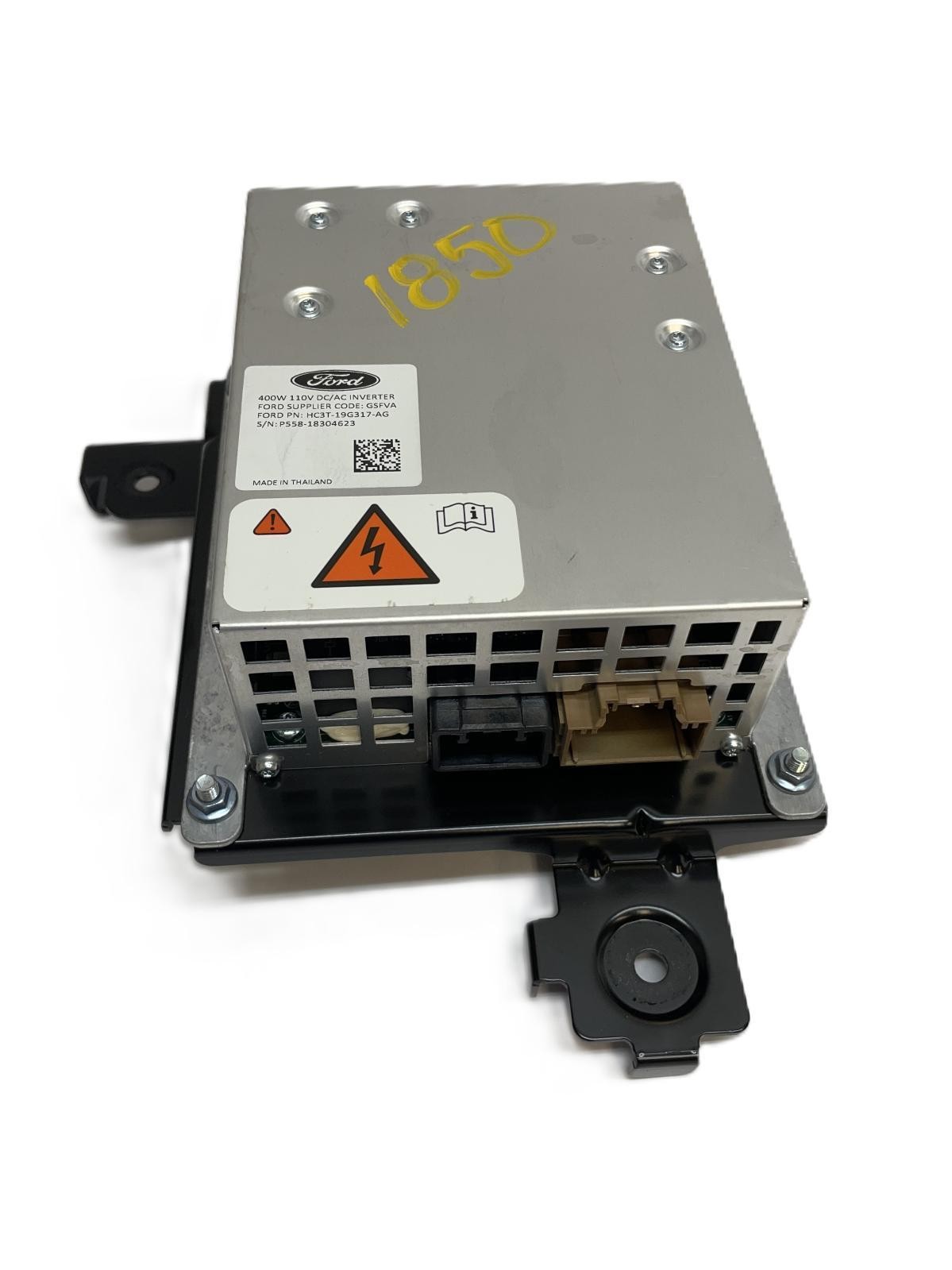 2020 FORD F350SD STANDARD CAB 400w 110 V DC/AC INVERTER OEM HC3T-19G317-AG