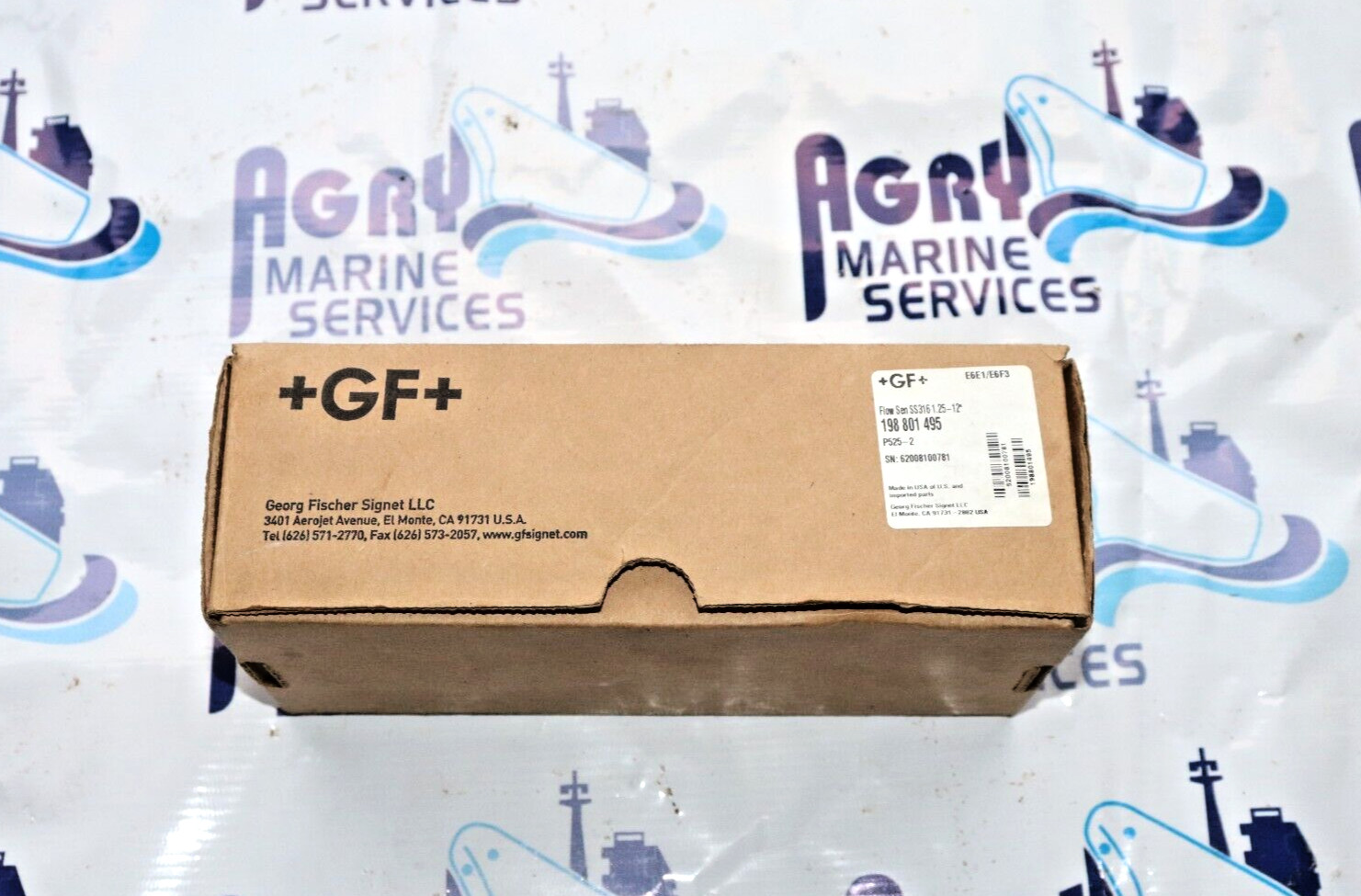 GEORG FISCHER P525-2 198801495 SS316 1.25-12" ODME FLOW SENSOR