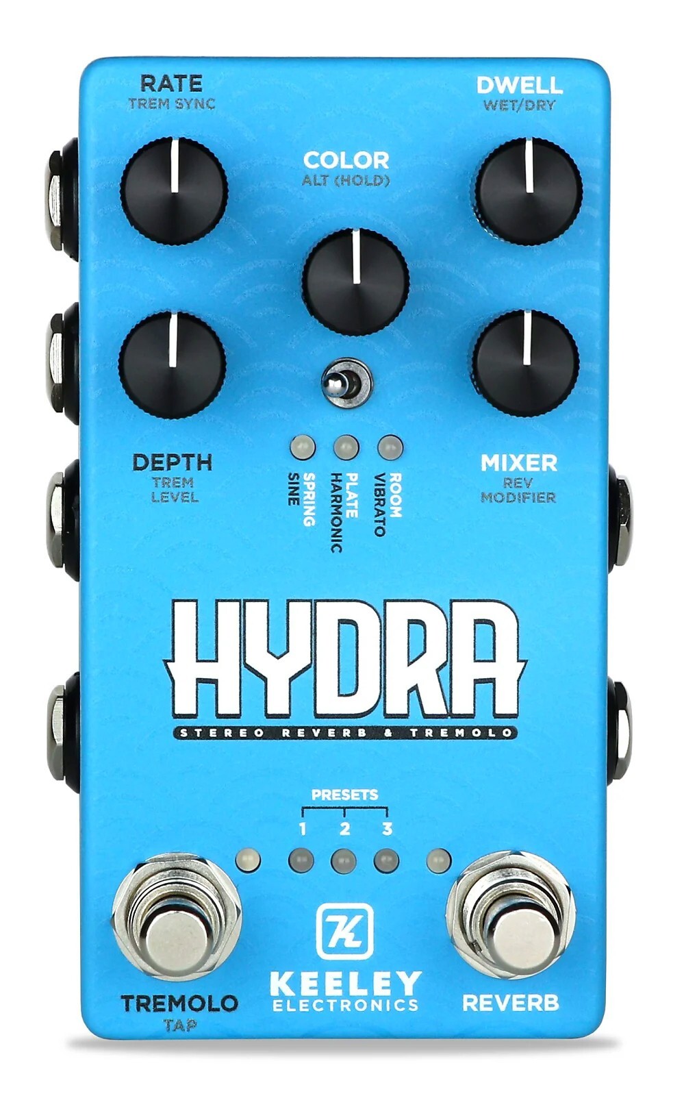 Keeley Hydra Stereo Reverb & Tremolo, BRAND NEW IN BOX! FREE SHIPPING IN U.S.!