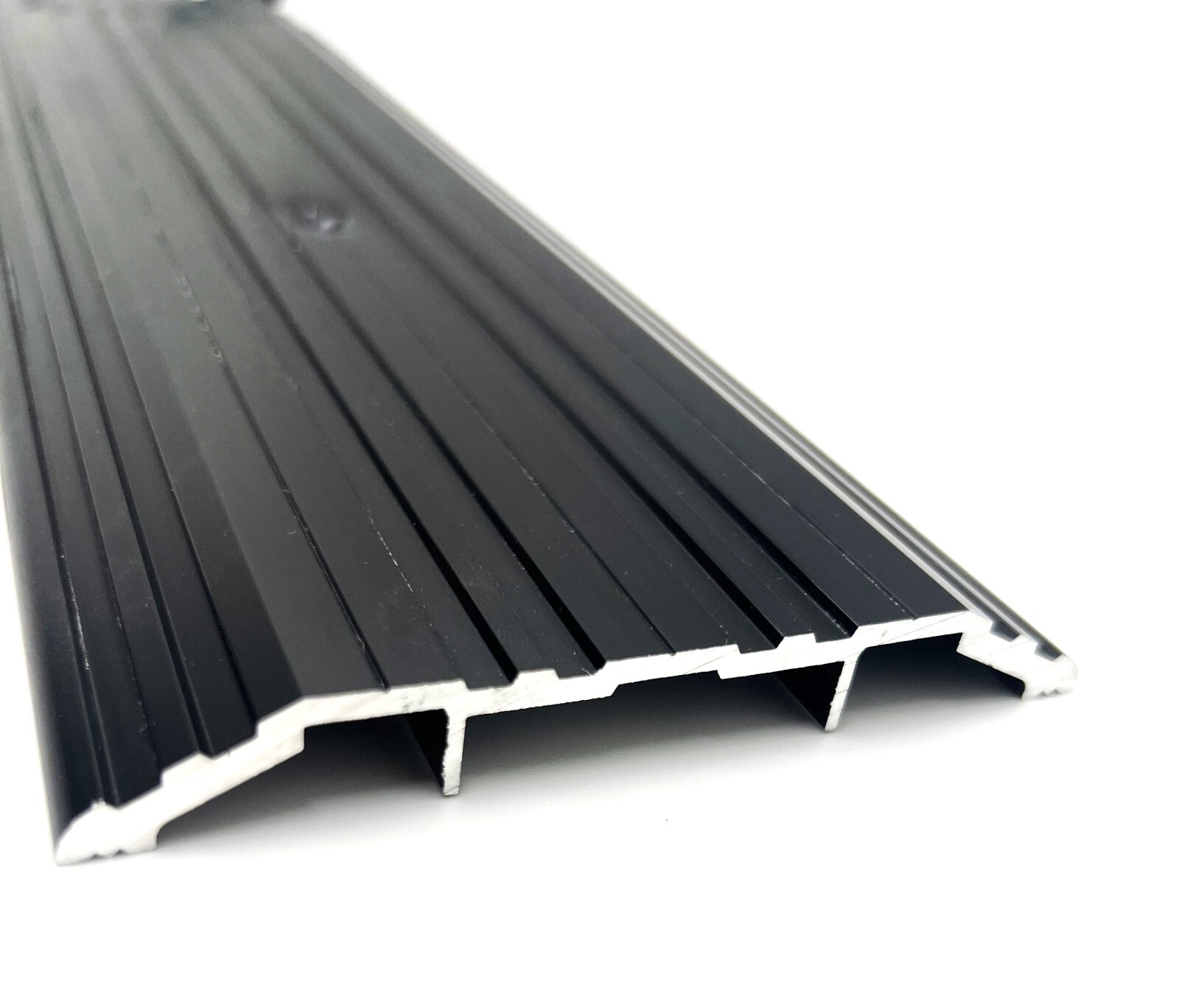 CBW Black Anodized Aluminum Threshold 4 Wide 1/2" Height