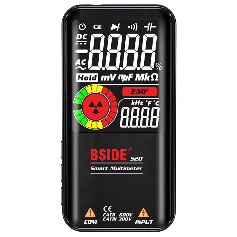 Digital EMF Meter Electromagnetic Radiation Detector Radiation Dosimeter Tester