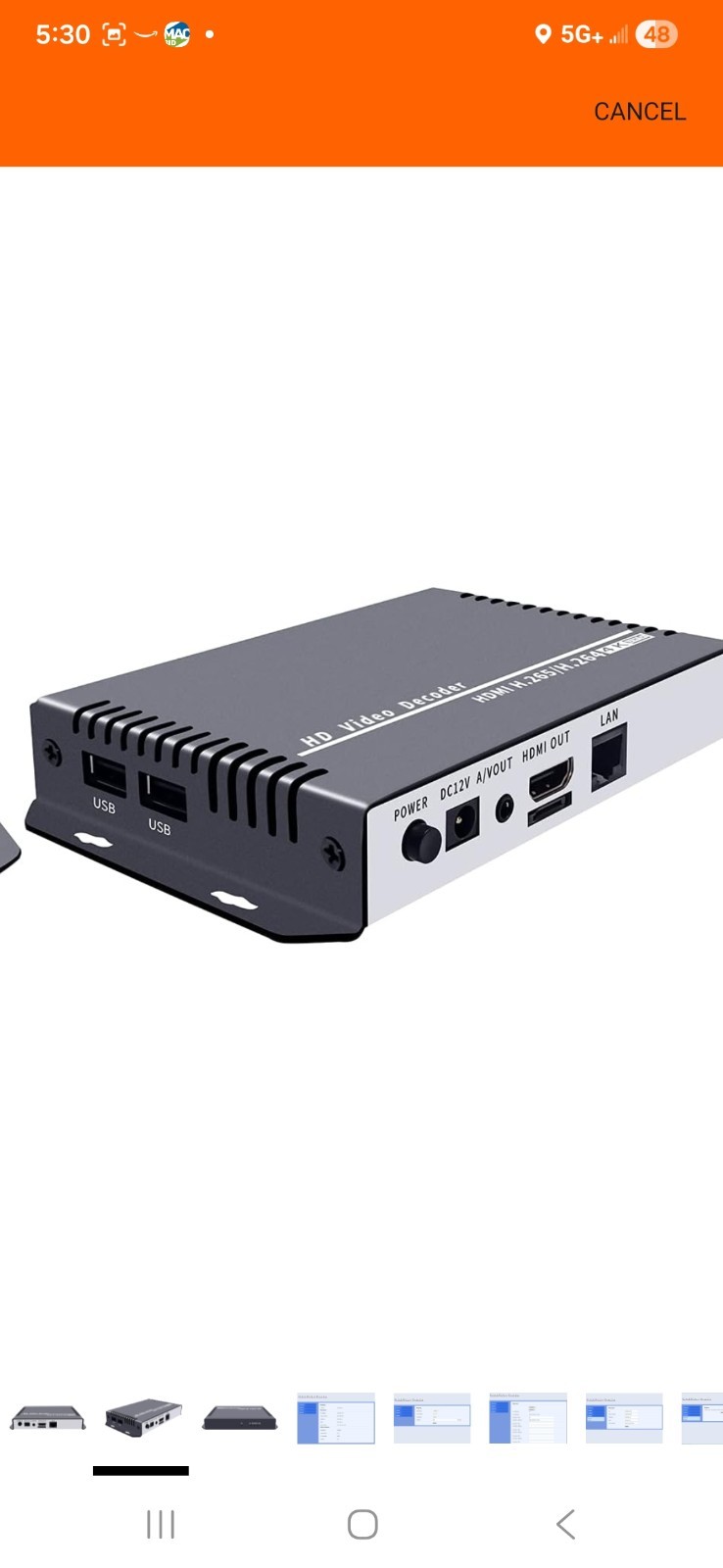 1080P Video Decoder - IPTV w/ HDMI & CVB -Stream Decoding RTMP/RTSP/RTP/UDP/HTTP