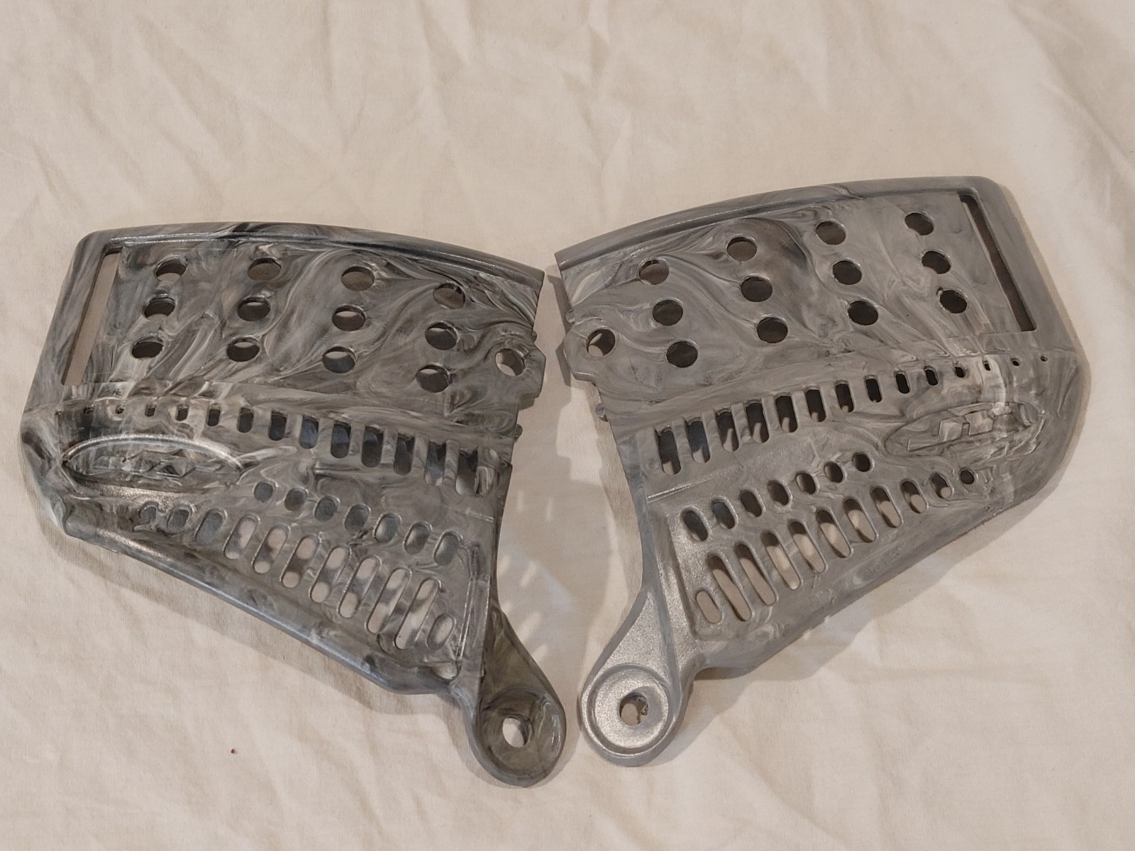 JT Proflex Marble Ear Guards Grey Gray