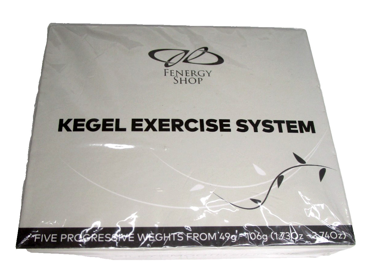 NEW~Kegel Exercise System~5 Progressive Weights 1.73 oz-3.74 oz~Smooth Silicone