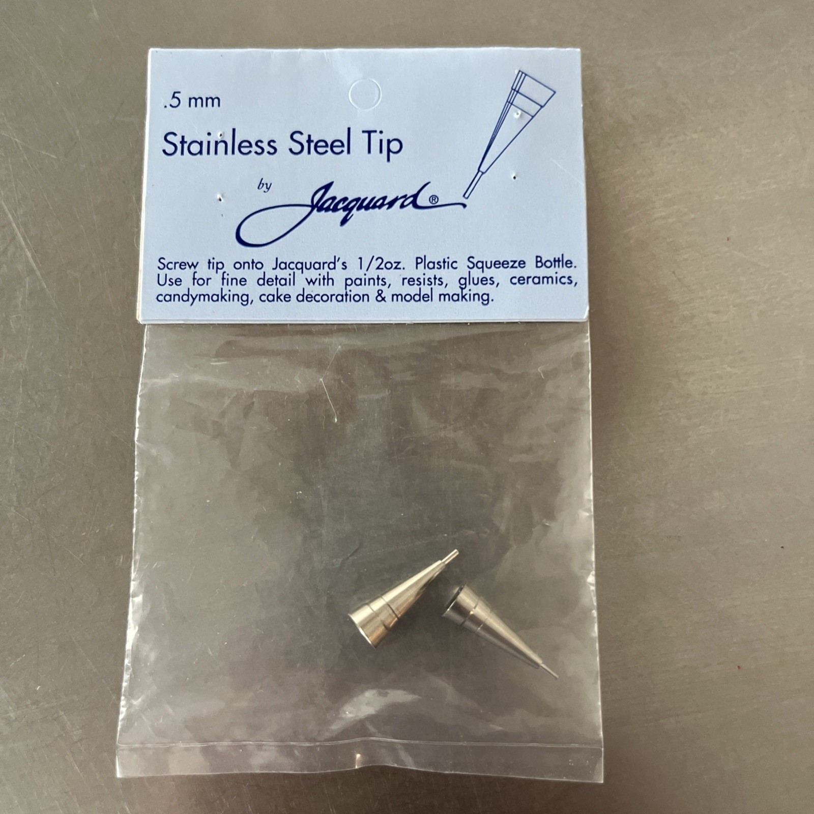 Jacquard ACC1792  Stainless Steel Tip No.5.  Set Of Two In Pack. Air Sprayer