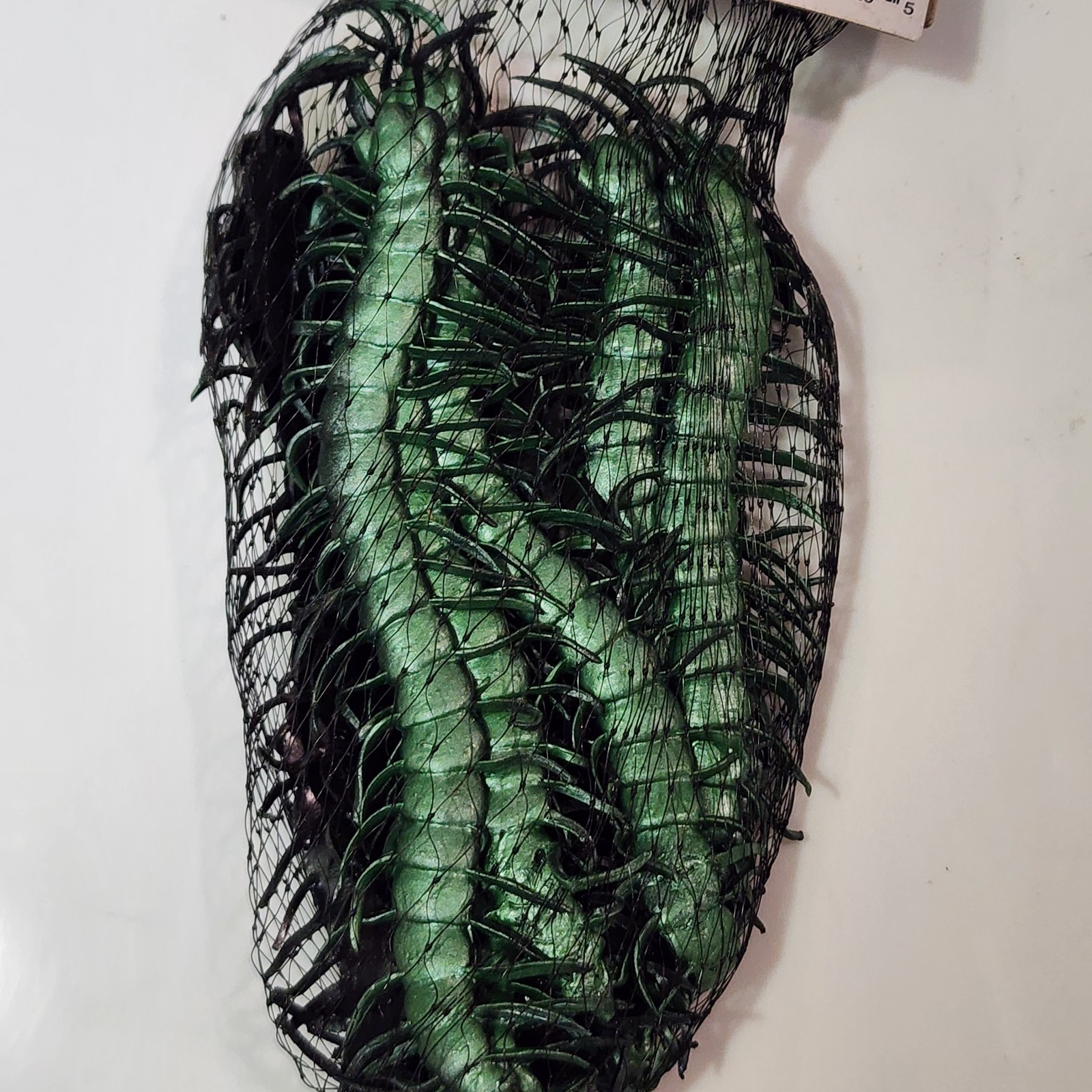 5 inch Rubber Centipedes Green 12/pk