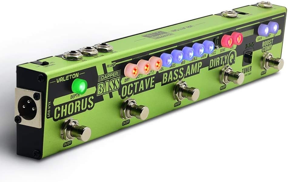 Analog Bass Compressor, Envelope Filter, Octave & Chorus
