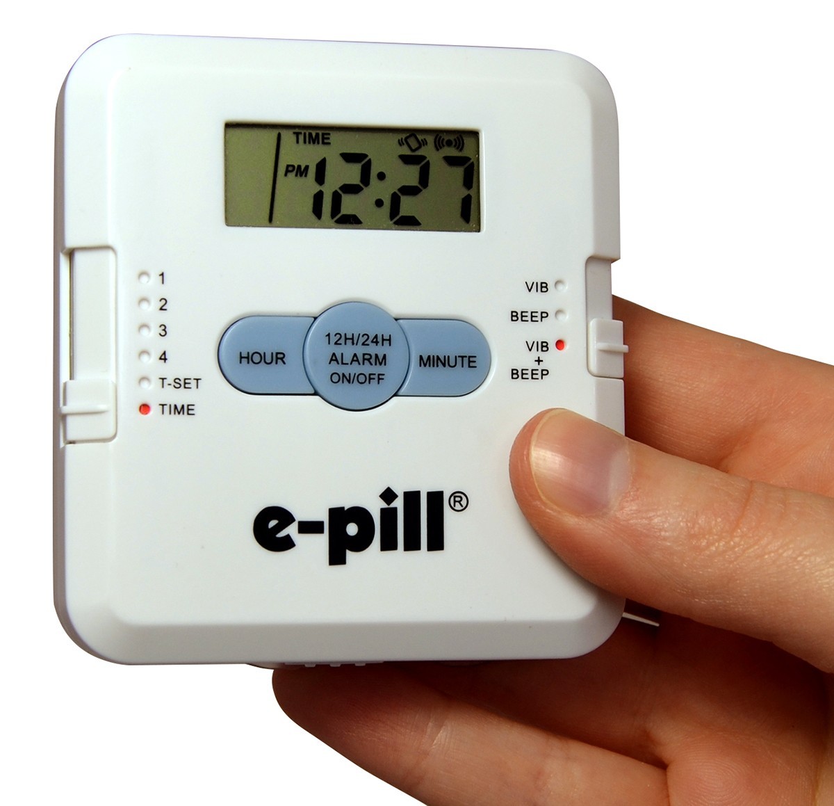 e-Pill 4 Alarm Pocket Pill Organizer and Medicine Pillbox with Pill Reminder
