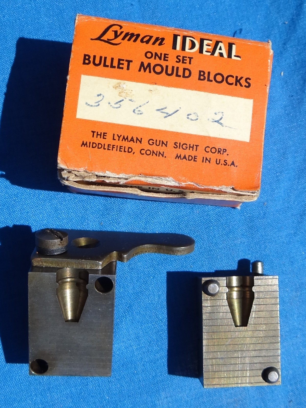 9mm Caliber 120gr Lyman/Ideal 356402 Bullet Mold 9mm Luger 9x19 38 Super 9 Largo