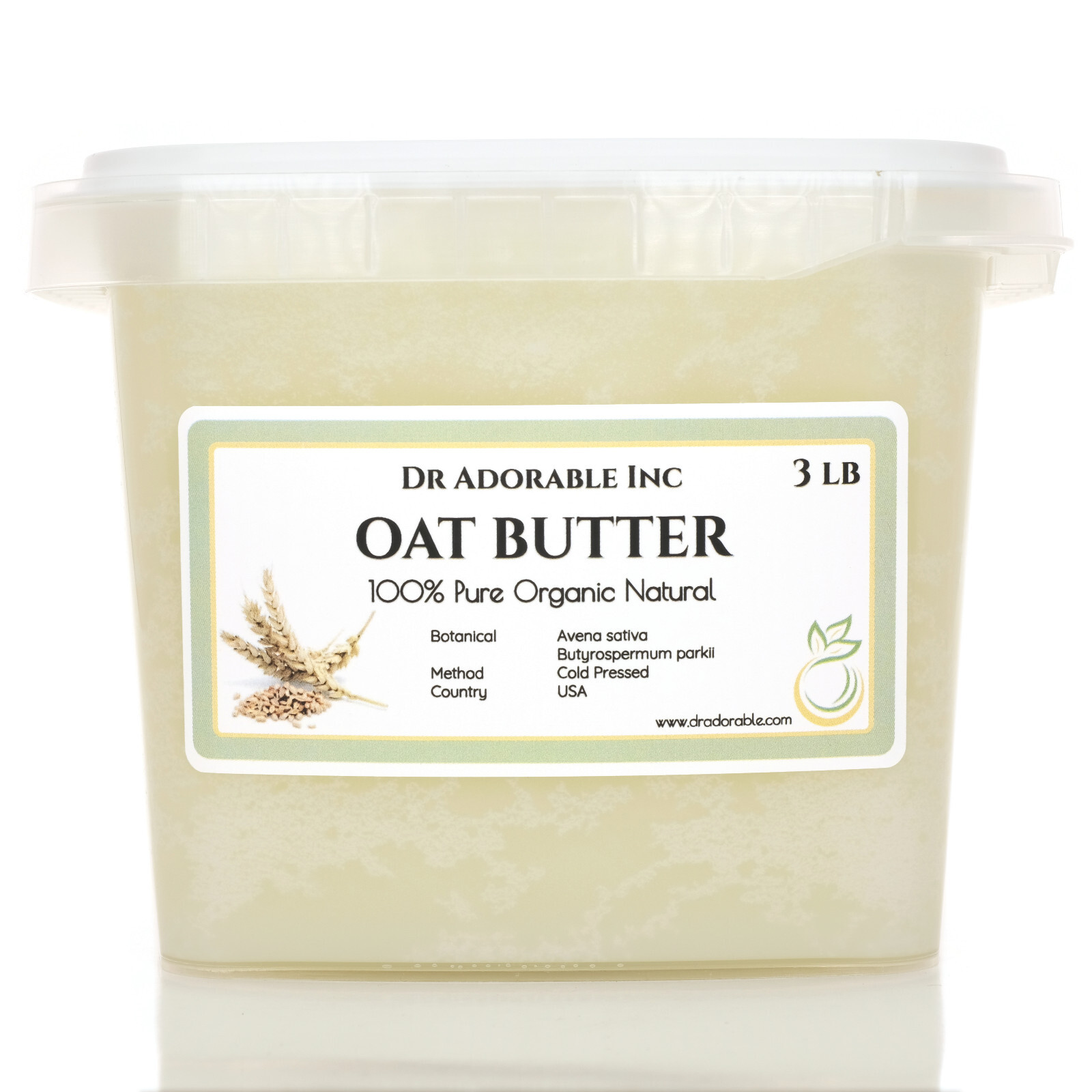 Premium OAT Butter Skin Hair Nails Body Care Non GMO Natural Fresh Organic