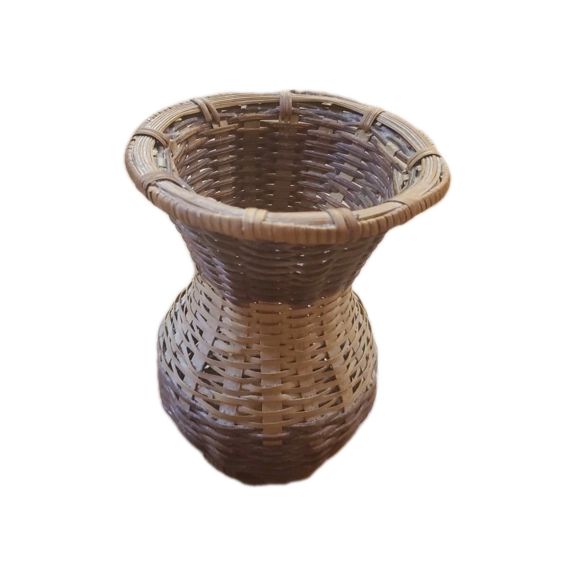 Small Basket Vase Woven 7 " Home Decor Wicker