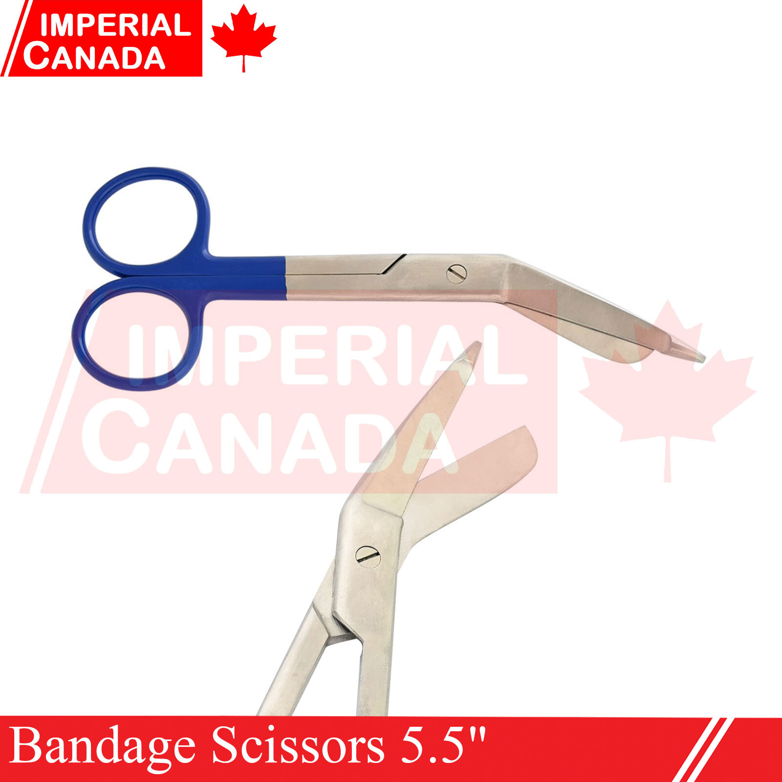 6 Bandage Scissors 5.5" Blue Rings Surgical Dental Nurse EMS Instruments DS-2071