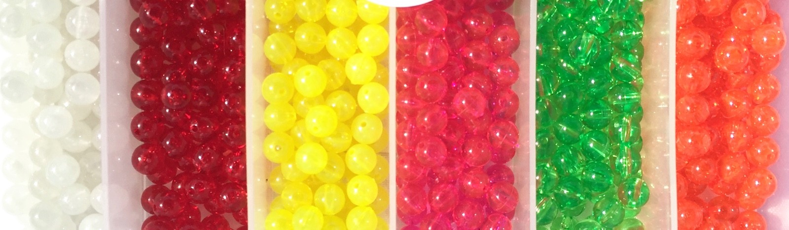 Kit Refill - Round 8mm Bead  600pc 100 of each color 6 colors Salmon Beads