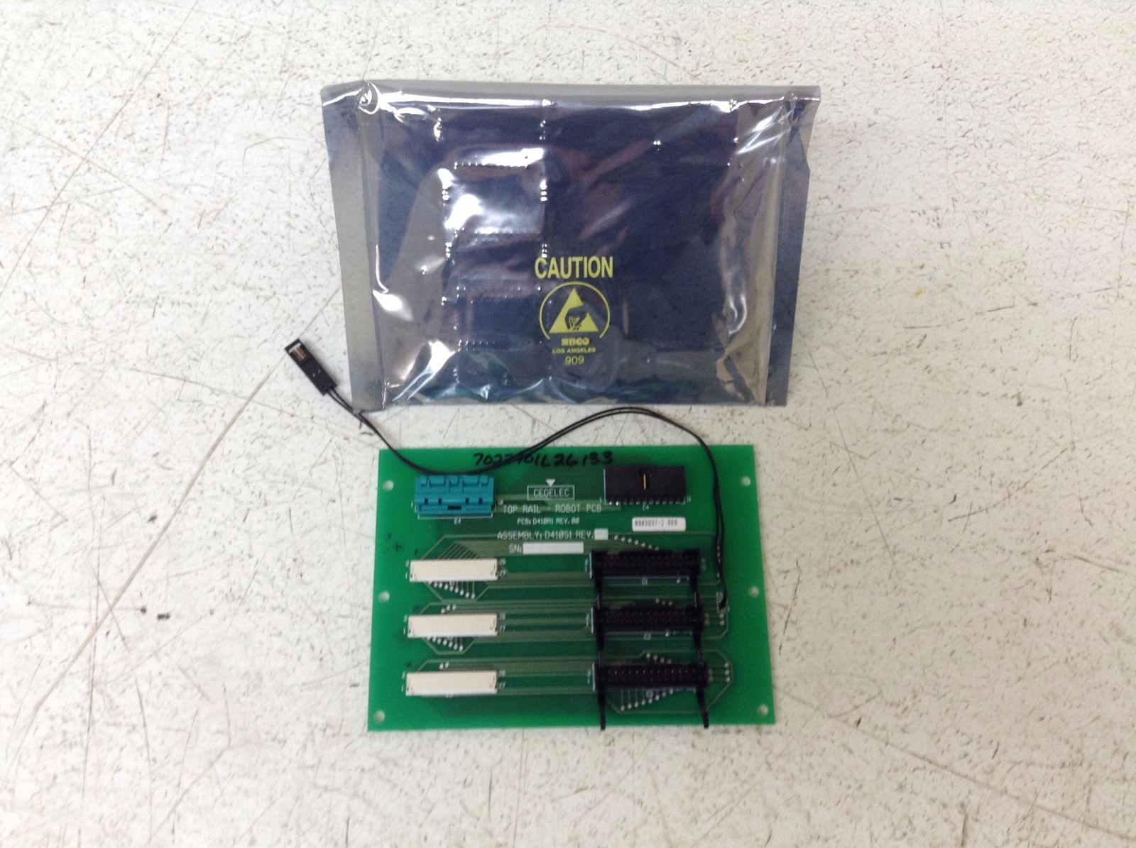 Cegelec D410R1 Rev .00 Top Rail Robot PCB 9903037-2 008 D410S1 New