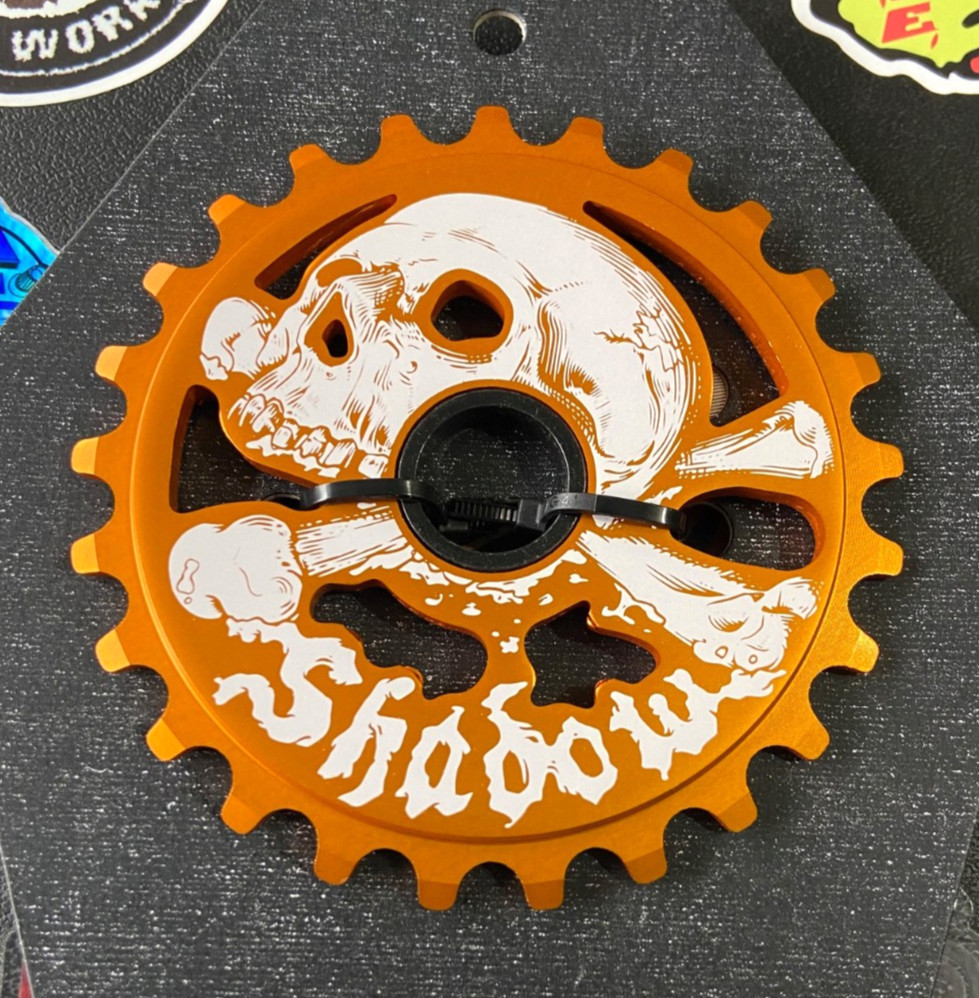 SHADOW CONSPIRACY CRANIUM BMX SPROCKET 25t 7075 ALLOY GT RANT SUBROSA ORANGE NEW