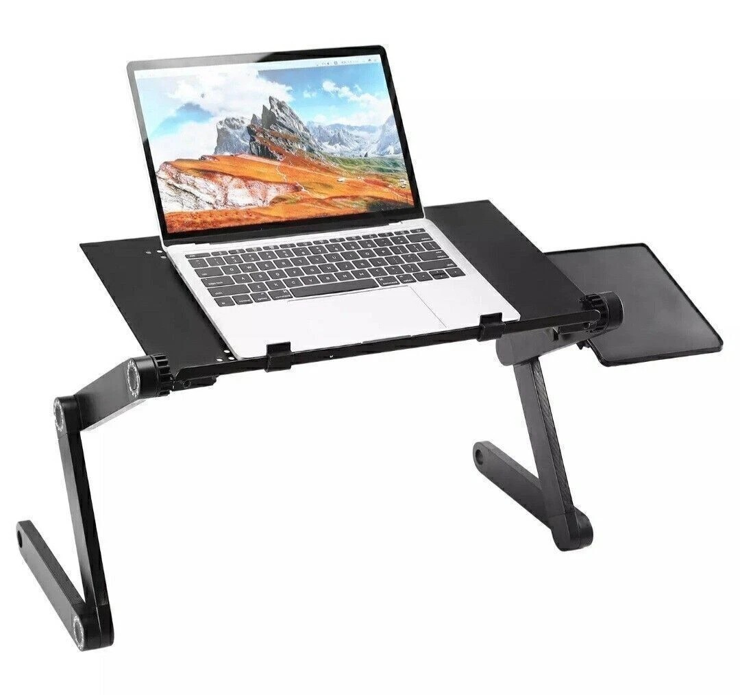 Foldable 360° Adjustable Laptop Table Stand Lap Sofa Bed Tray PC Notebook Desk