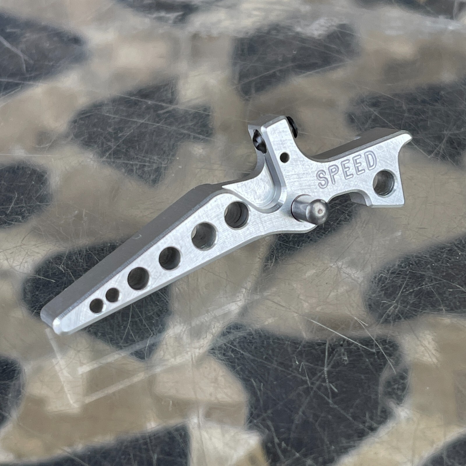 NEW Speed Airsoft M4/M16 Tunable Blade Trigger - Silver (SA3034)