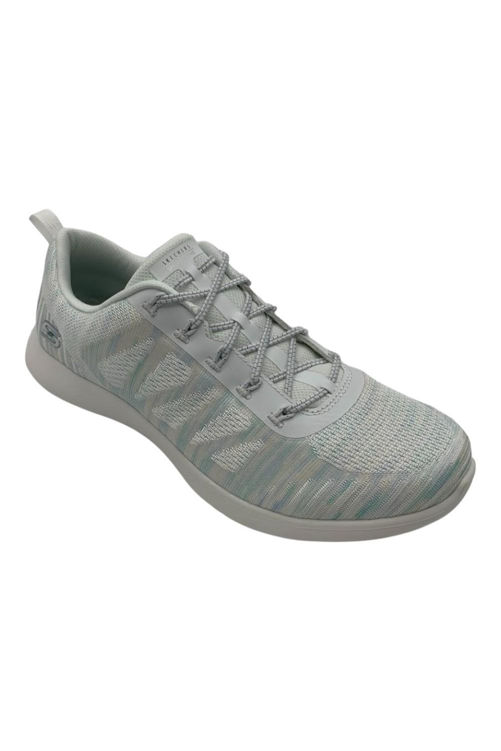 Skechers Vapor Foam Lite Washable Knit Bungee Sneakers White
