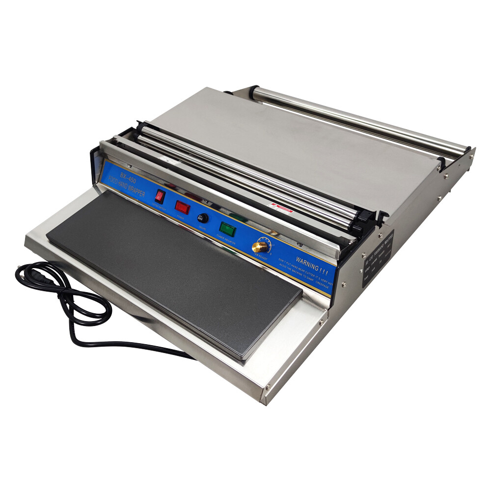 450mm 18" Film Wrapper Machine Countertop Film Sealer Stretcher Machine