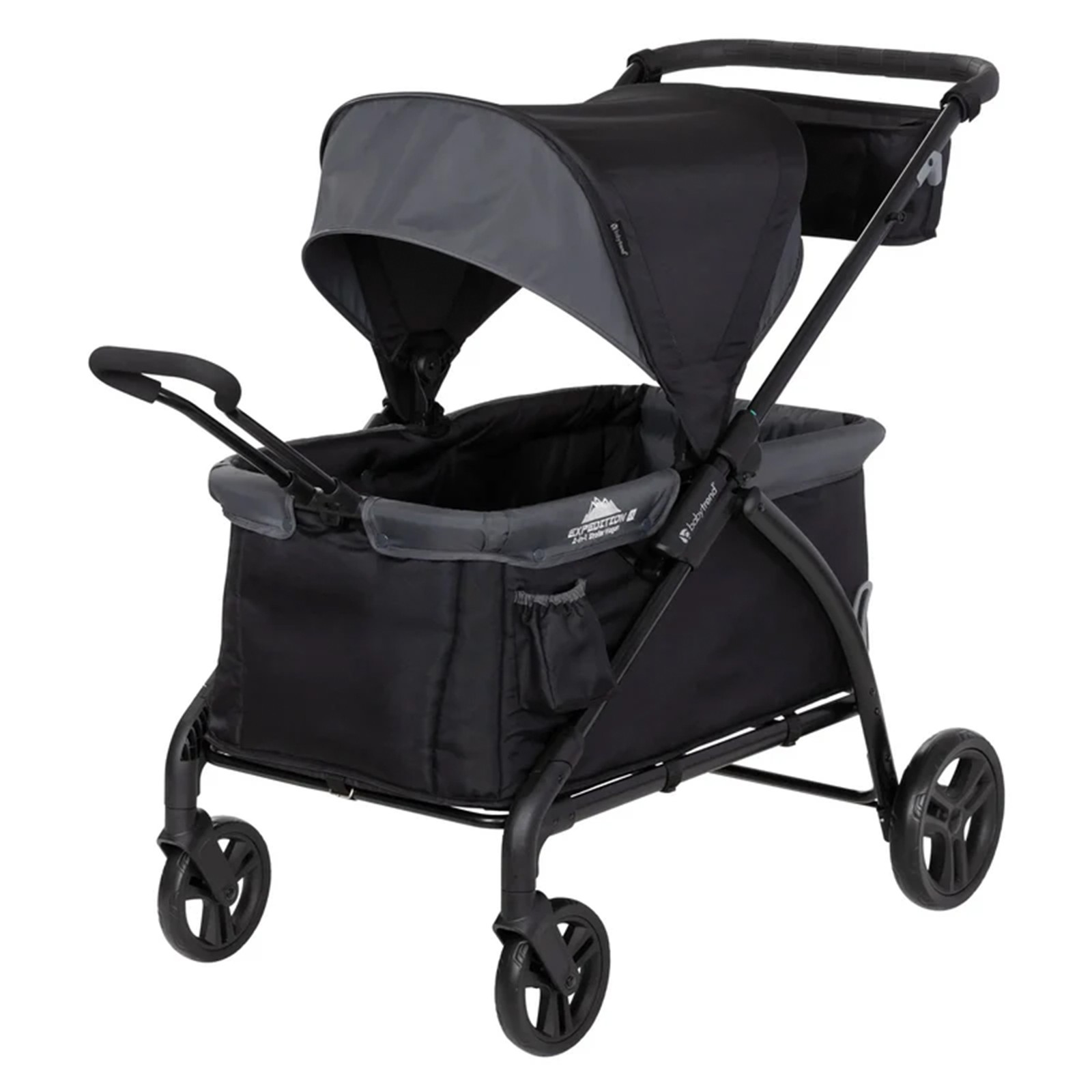 Baby Trend Expedition 2 in 1 Push or Pull Stroller Wagon w/ Canopy, Desert Blue