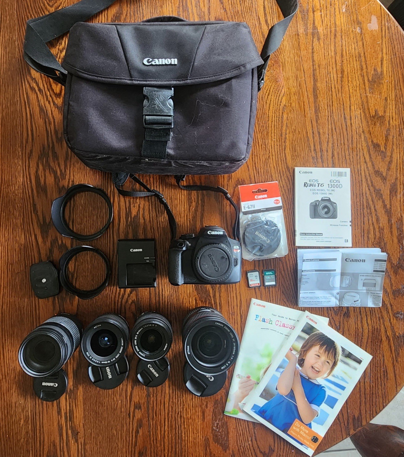 Canon EOS Rebel T6 DSLR Bundle