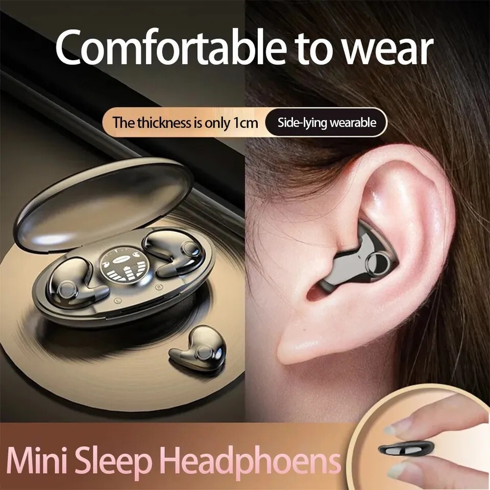 Bluetooth 5.3 Wireless Earphone Invisible Earbud Waterproof Headset For iPhone