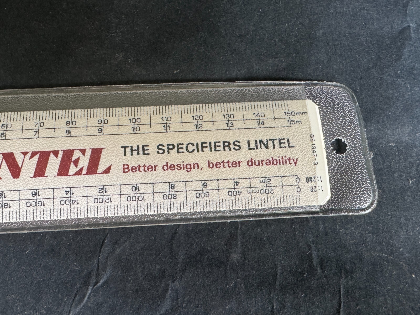 VINTAGE ADVERTISING RULE RULER SUPERLINTEL TEH SPCIFIERS LINTEL