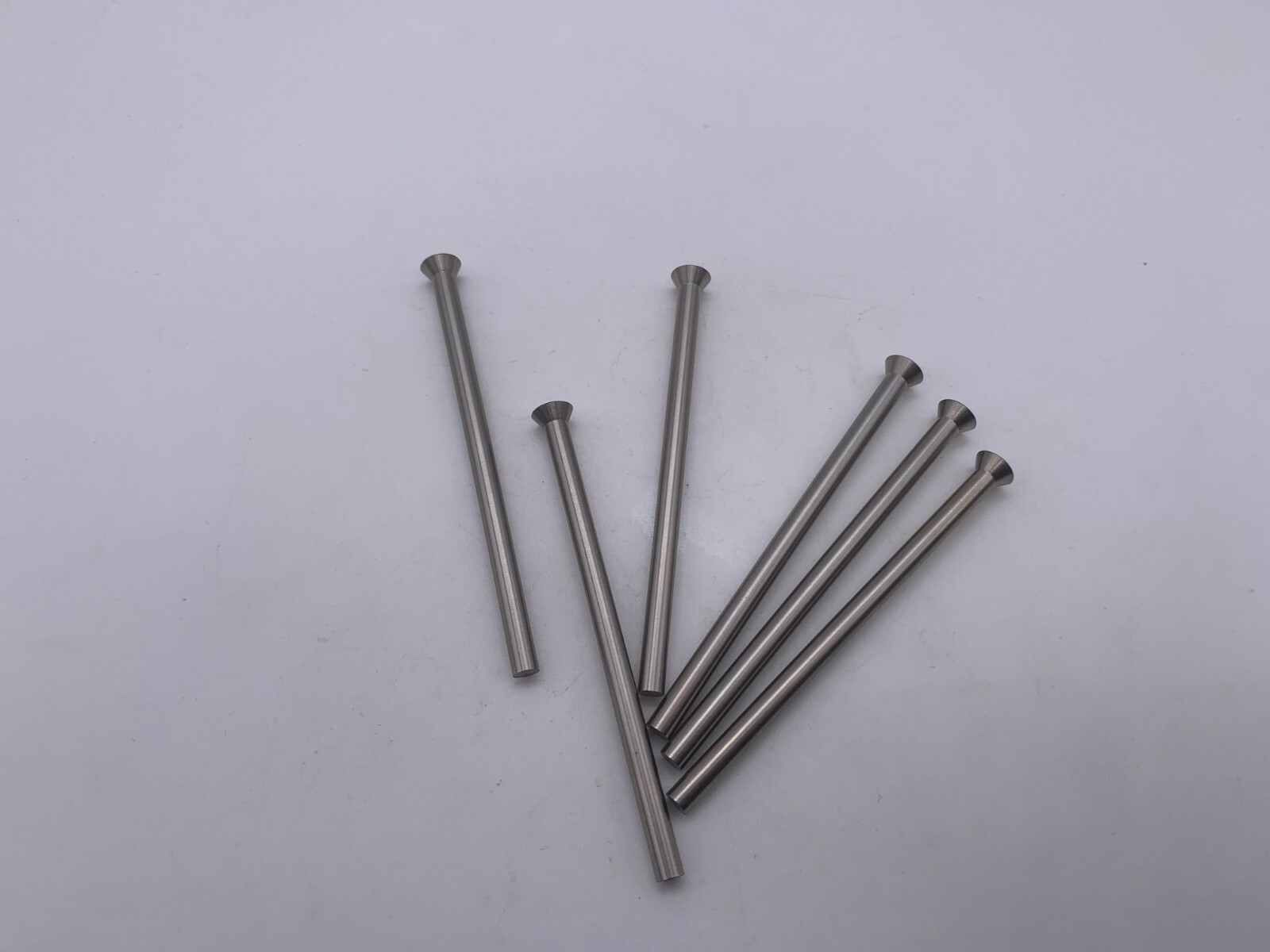 Royal .137X 2-1/2"  Long Bevel Headed High Speed Steel Punches, Lot of 6