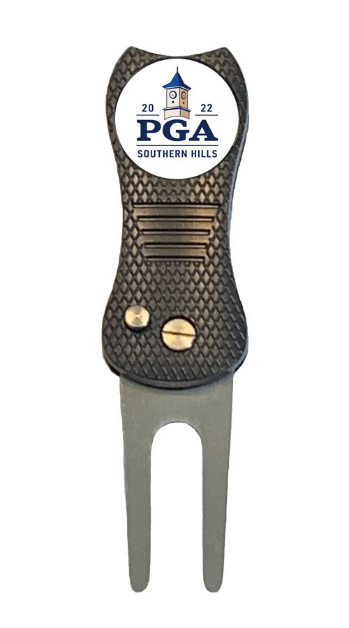 2022 PGA Southern Hills Golf Ball Marker + Premium Switchblade Divot Tool