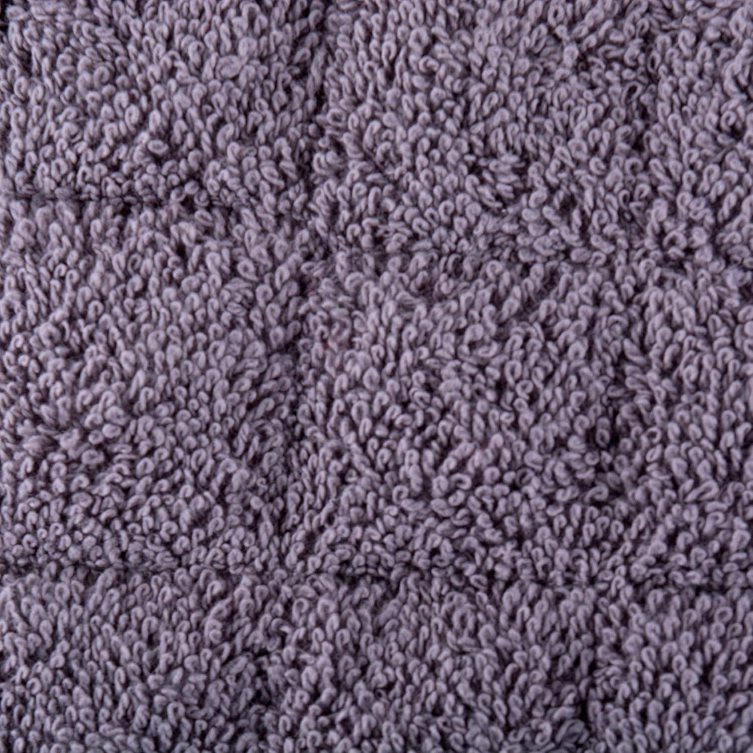 Basic Terry Collection 100% Cotton Quilted Double Mitt Gray
