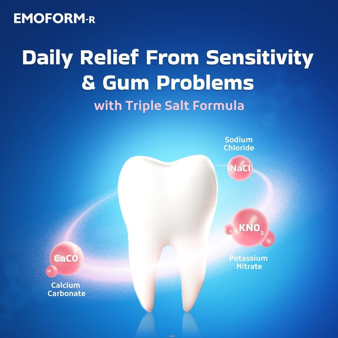 3 x Emoform-R Toothpaste-100 gm, free shipping