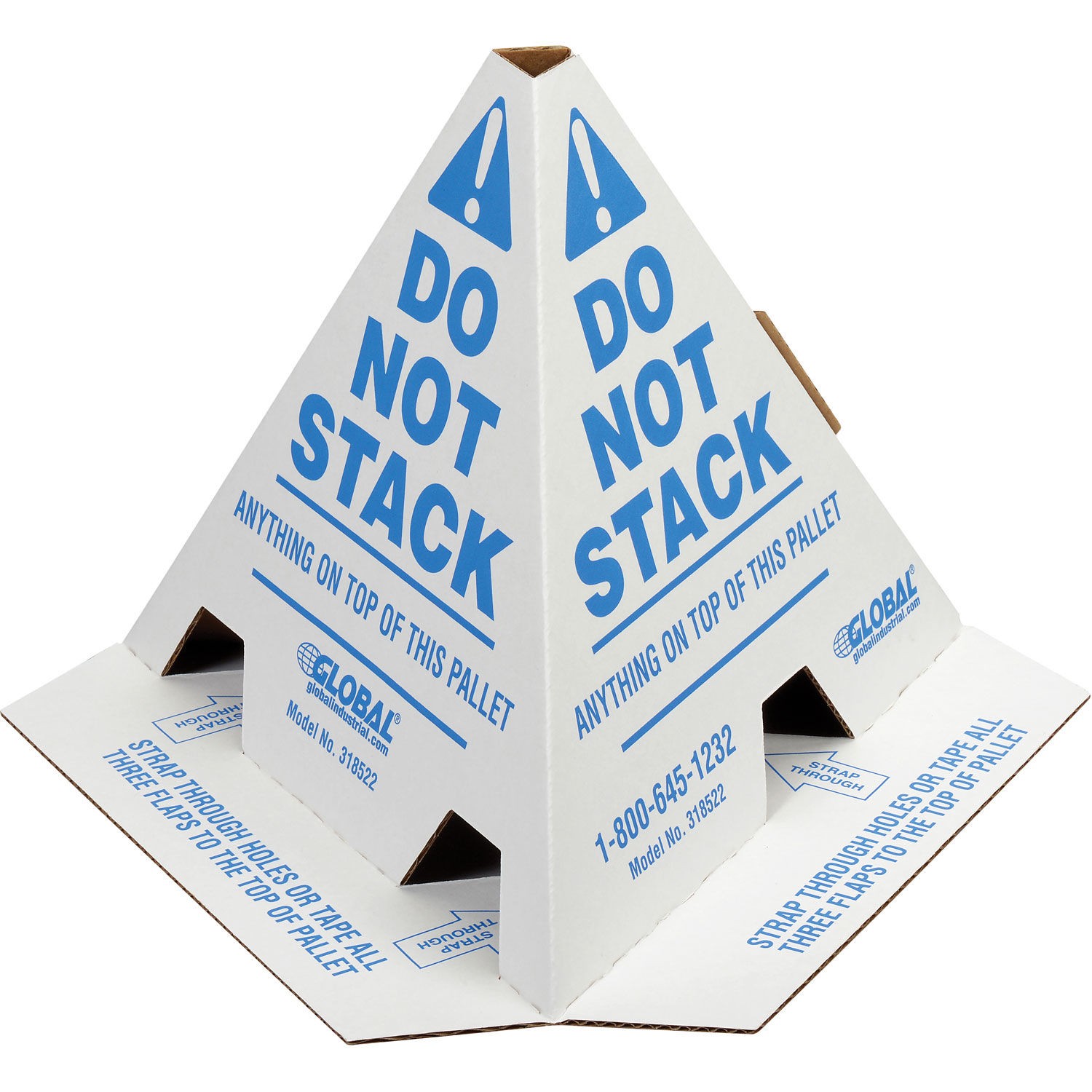 Do Not Stack Pallet Cones 8" x 8" x 10" 50/Pk