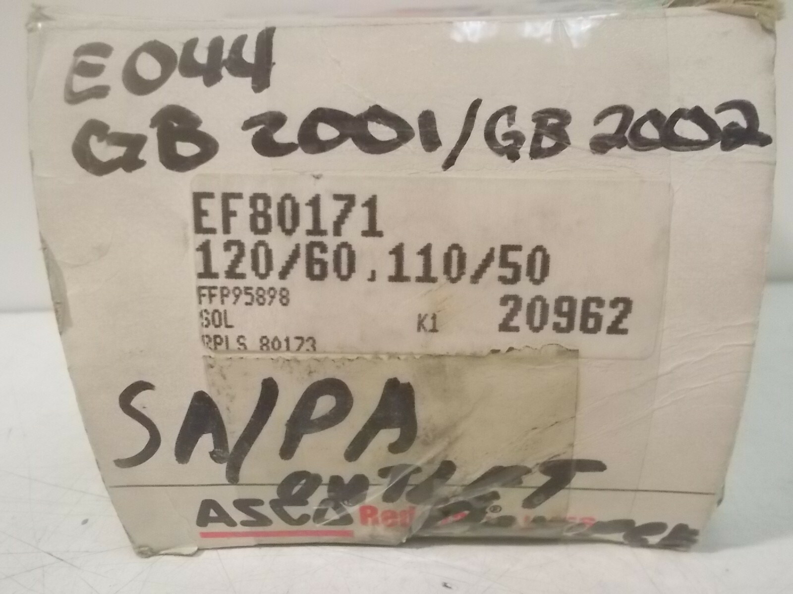 NIB Asco Red Hat EF80171 Solenoid Valve