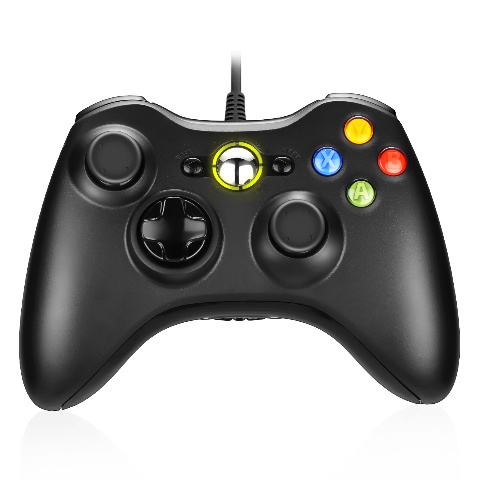 Wired Controller USB For PC Compatible With Xbox 360 / Windows 7 8 10 11 Gamepad
