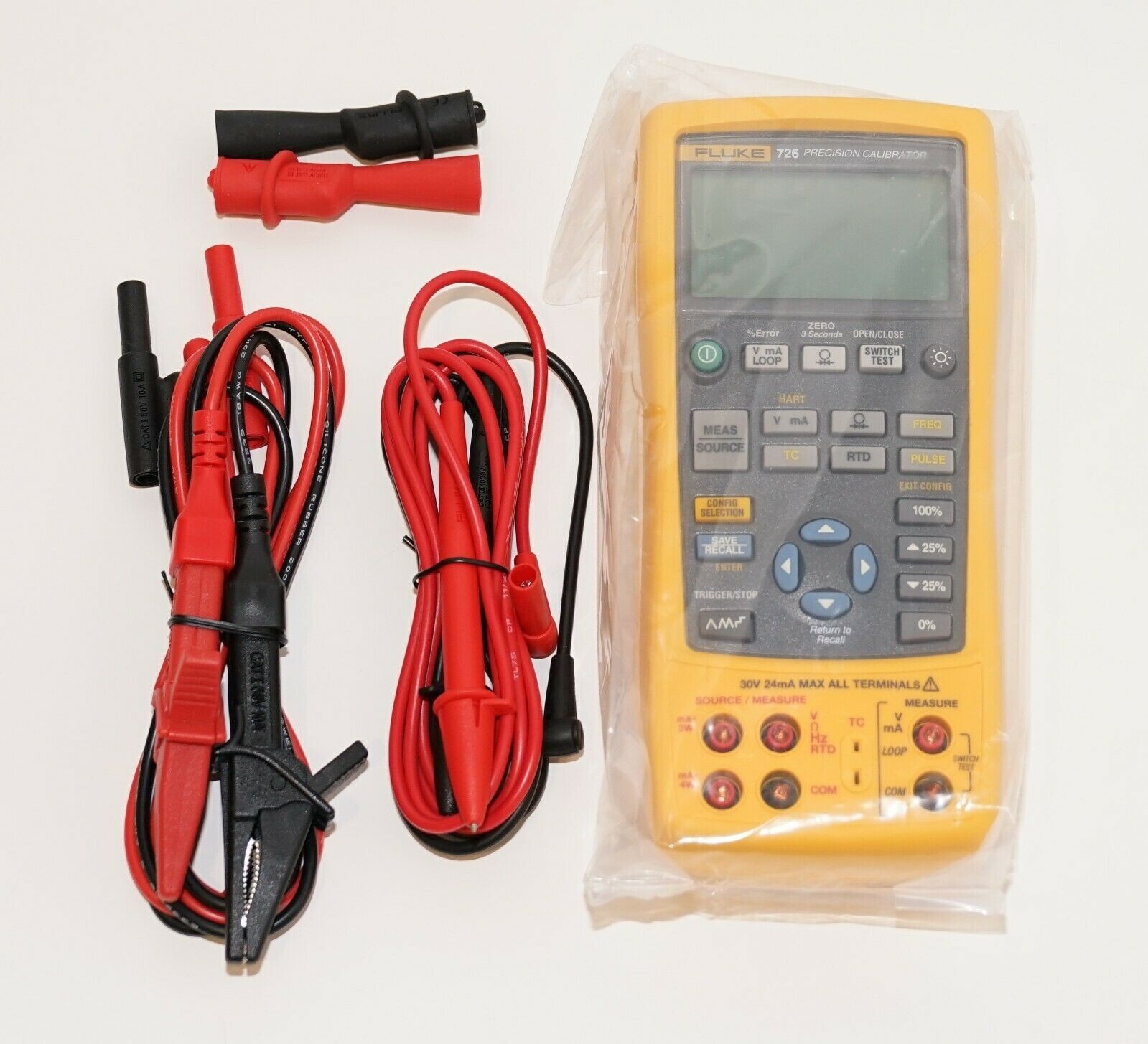 FLUKE 726 PRECISION MULTIFUNCTION PROCESS LOOP MA VOLT MV CALIBRATOR NEW USA 24