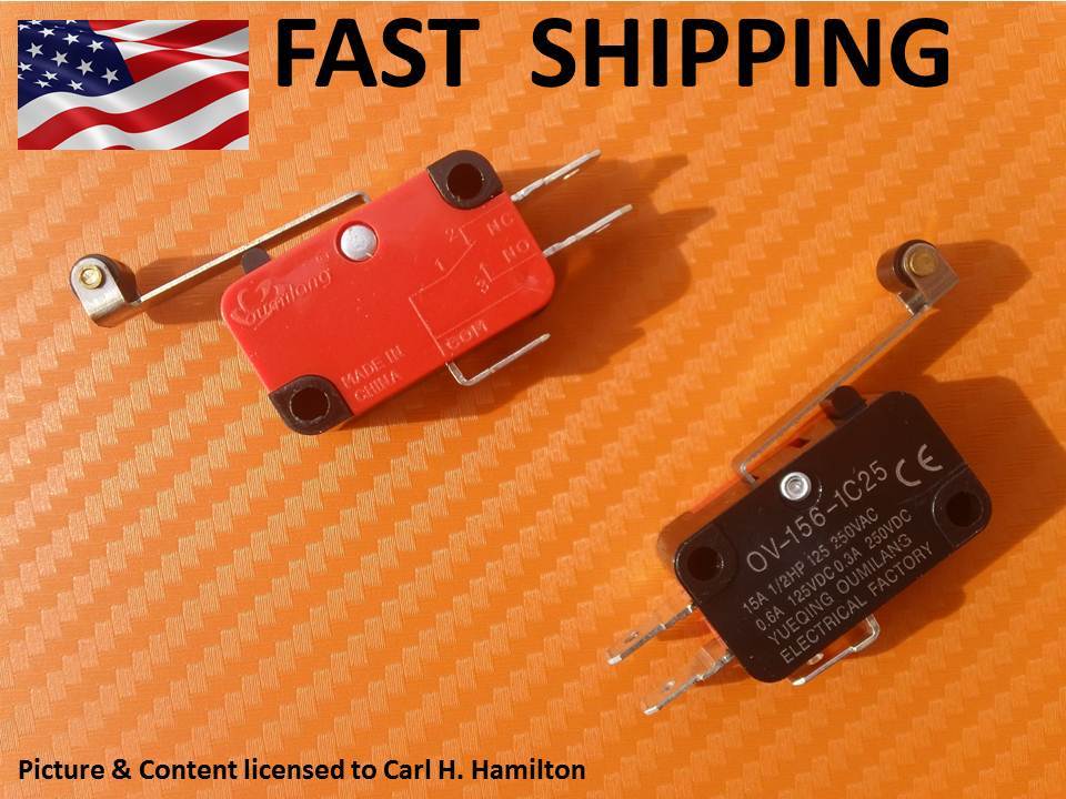 small MICRO Switch Industrial Control Roller Lever Arm Micro 3 pin