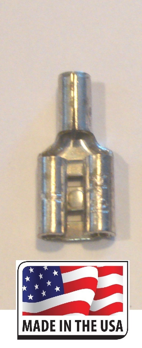(100) 16-14 AWG FEMALE Non Insulated QUICK DISCONNECT .205 ELECTRICAL Crimp 205