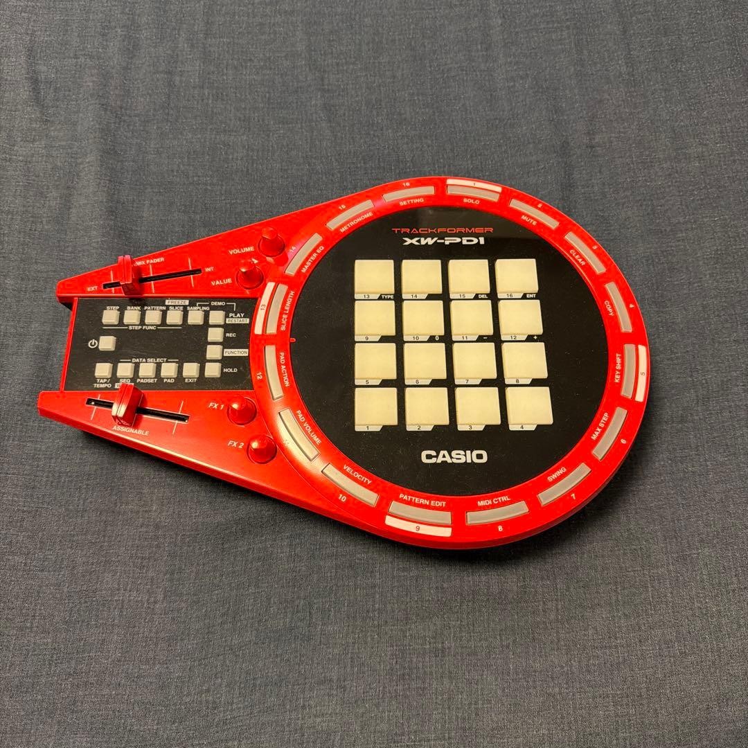 CASIO TRACKFORMER XW-PD1 Groovebox 16 Pads Used From Japan