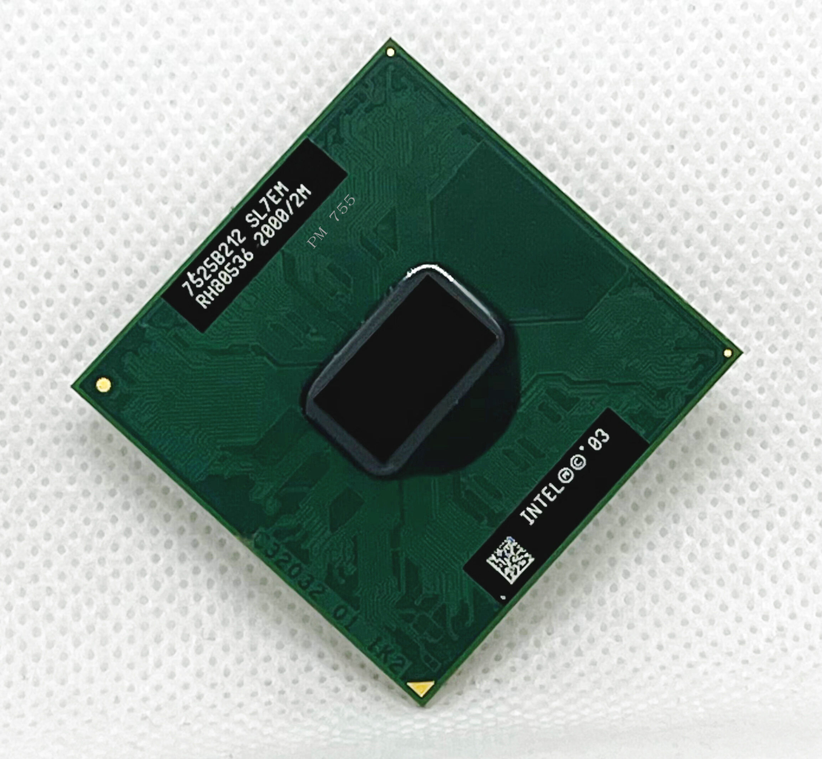 Genuine Intel Centrino PM755 2.00GHz Laptop CPU – 855 Chipset Supported